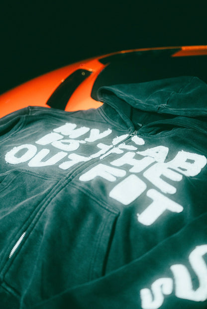 “MY CAR IS THE OUTFIT” ZIP UP