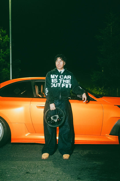“MY CAR IS THE OUTFIT” ZIP UP